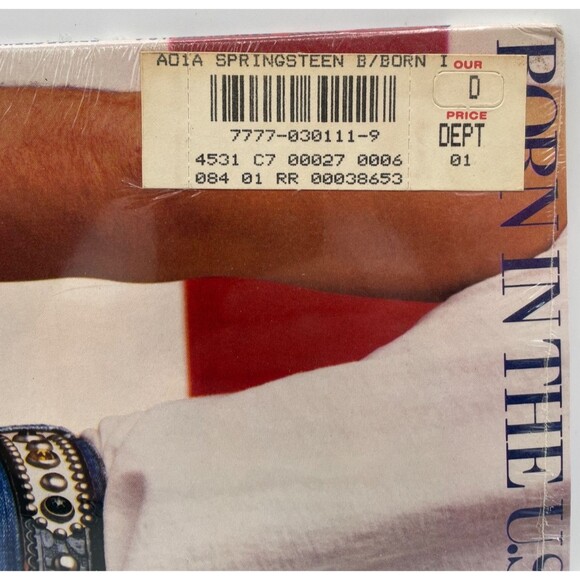 BRUCE SPRINGSTEEN 1984 Born In The U.S.A. Vinyl LP /QC 38653 w/ Hype Sticker NM - Picture 9 of 10